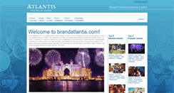 Desktop Screenshot of brandatlantis.com